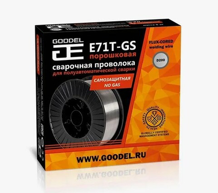 Проволока порошковая E71T-GS 0,8 мм (1,0 кг; D100) GOODEL (JULI)
