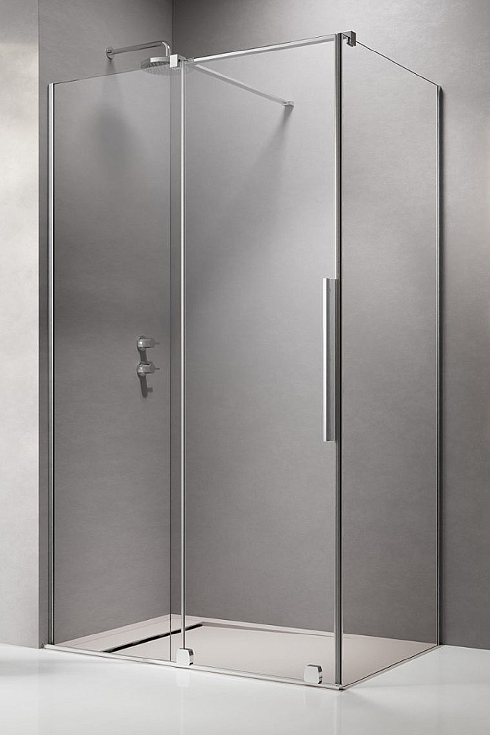 Душевой уголок Radaway Furo KDJ 120x120 L стекло прозрачное/профиль хром