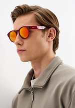 Спортивные очки HILX Switch Blade Shiny Red / Red Polarized Lens