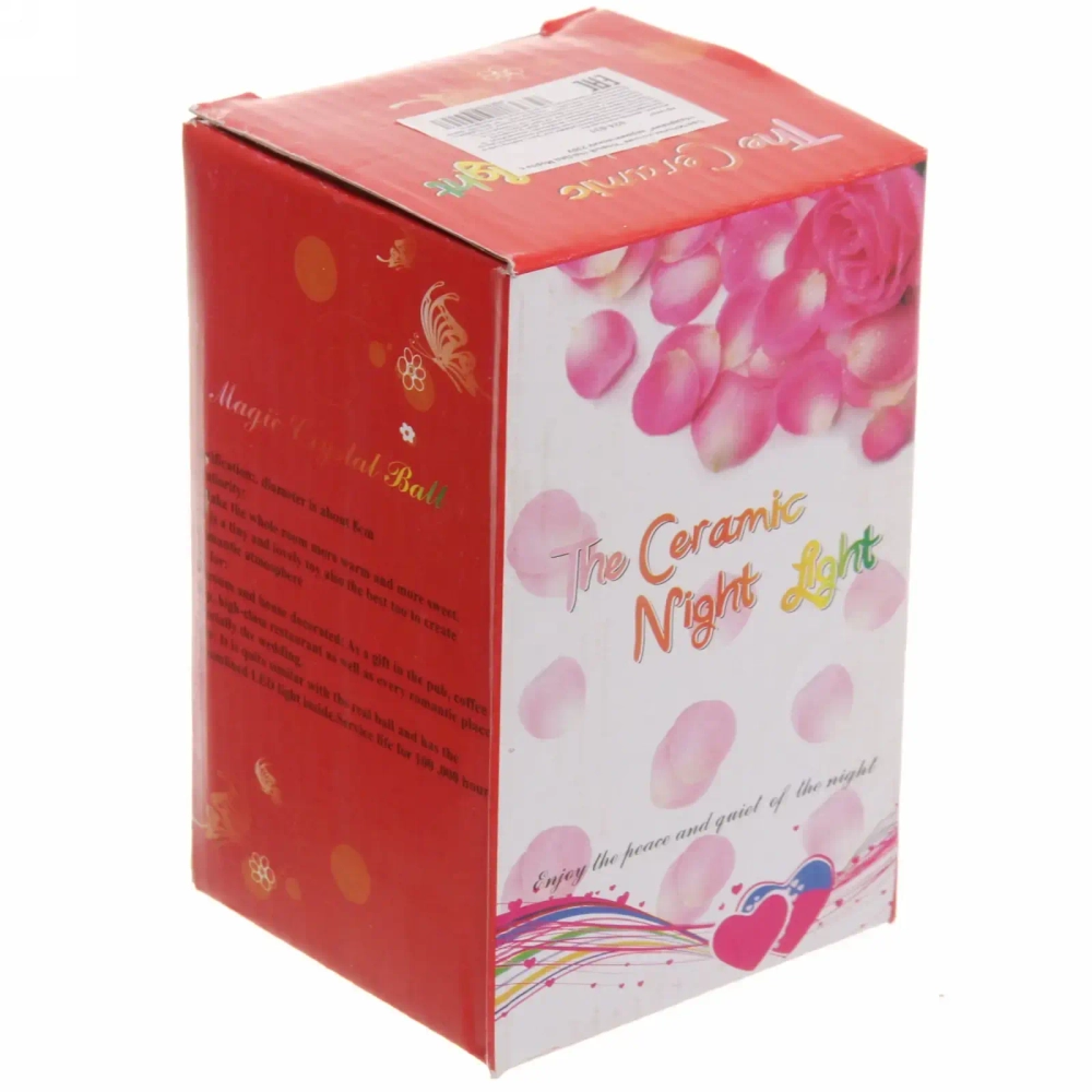 Ночник-светильник «Новый год-Дед мороз» 11*6,5см керамический 5Вт 230V