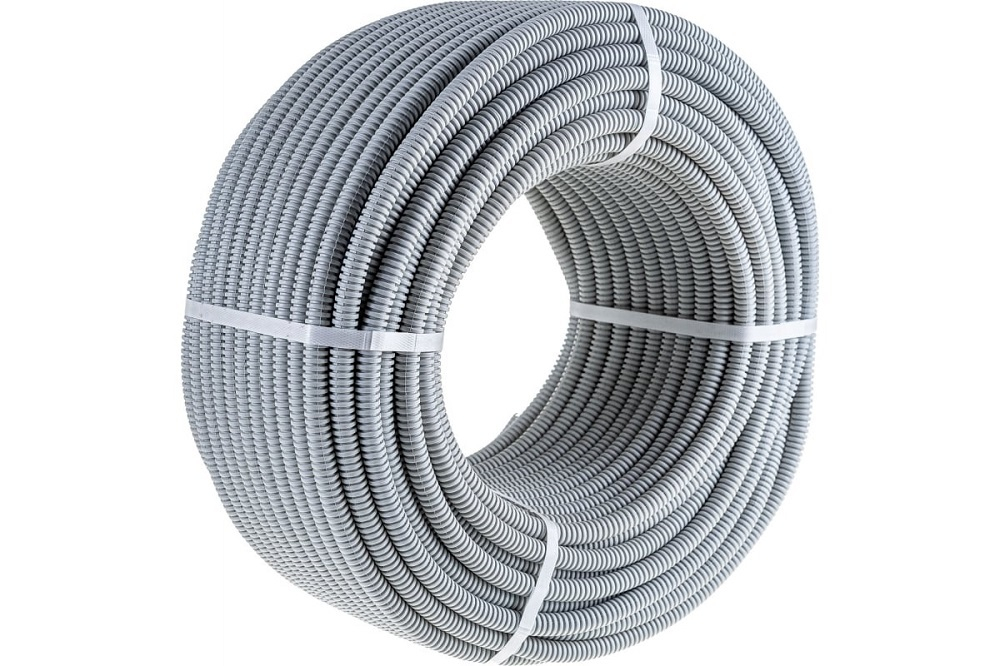 Труба гофрированная лёгкая Ecoplast 60125HF-GR