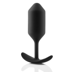 Черная анальная пробка для ношения 12,7см b-Vibe Snug Plug 3 BV-009-BLK