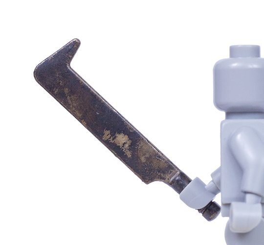 Меч орков, из металла с чернением