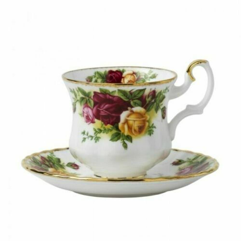 Royal Albert - Чашка и блюдце Old Country Roses для кофе 150мл / артикул   IOLCOR07267  / GTIN 798901569459