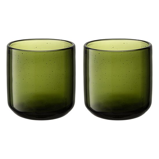 Набор стаканов flowi, 310 мл, темно-зеленые, 2 шт.