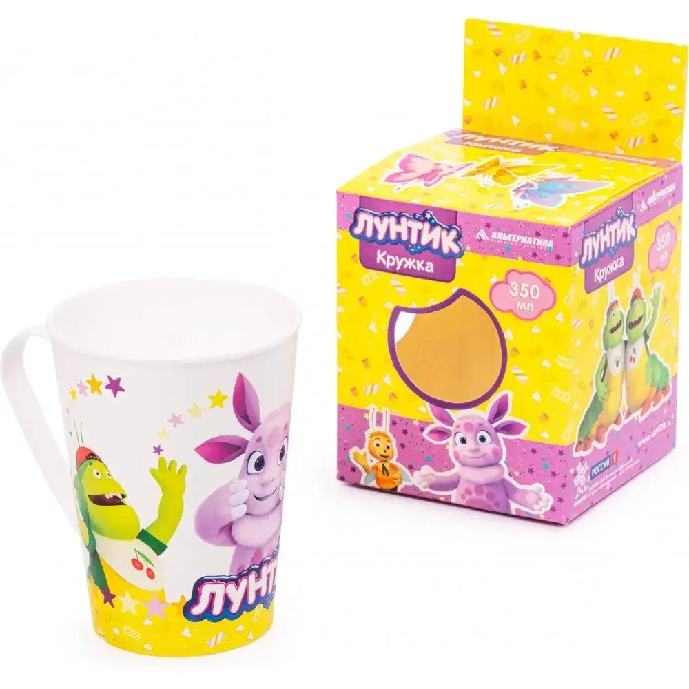 Кружка Лунтик 0,35л (комплект 24 шт)