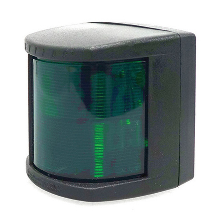 Огонь бортовой зеленый серии "Classic 20", черный корпус
