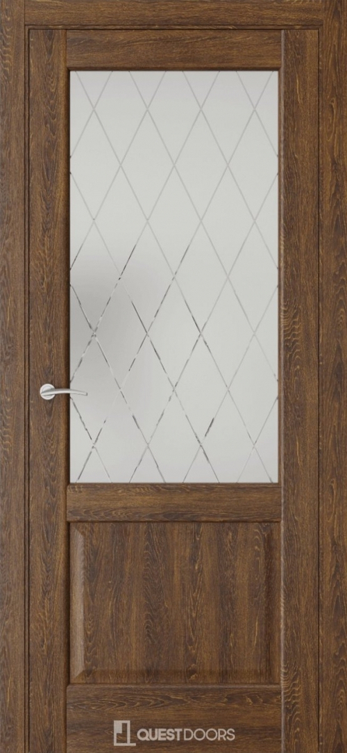 ДО QXS2 стекло 2 белое (сатинат) янтарь