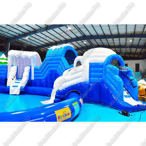 Наземный надувной аквапарк «Морское царство» 16,5*14*6 м