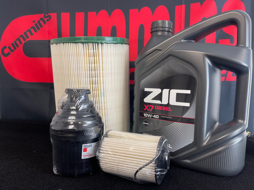 Комплект для ТО с маслом ZIC X7 и высоким воздушным фильтром Газель Cummins ISF 2.8