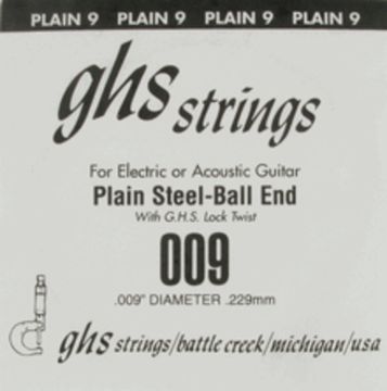Струна одиночная для акустической и электрогитары GHS 009