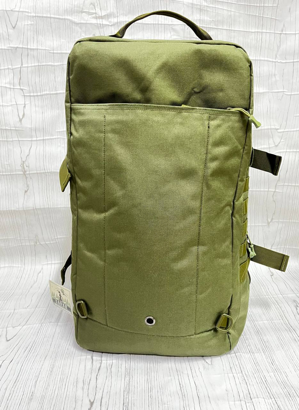 Вместительный тактический рюкзак 60л / олива