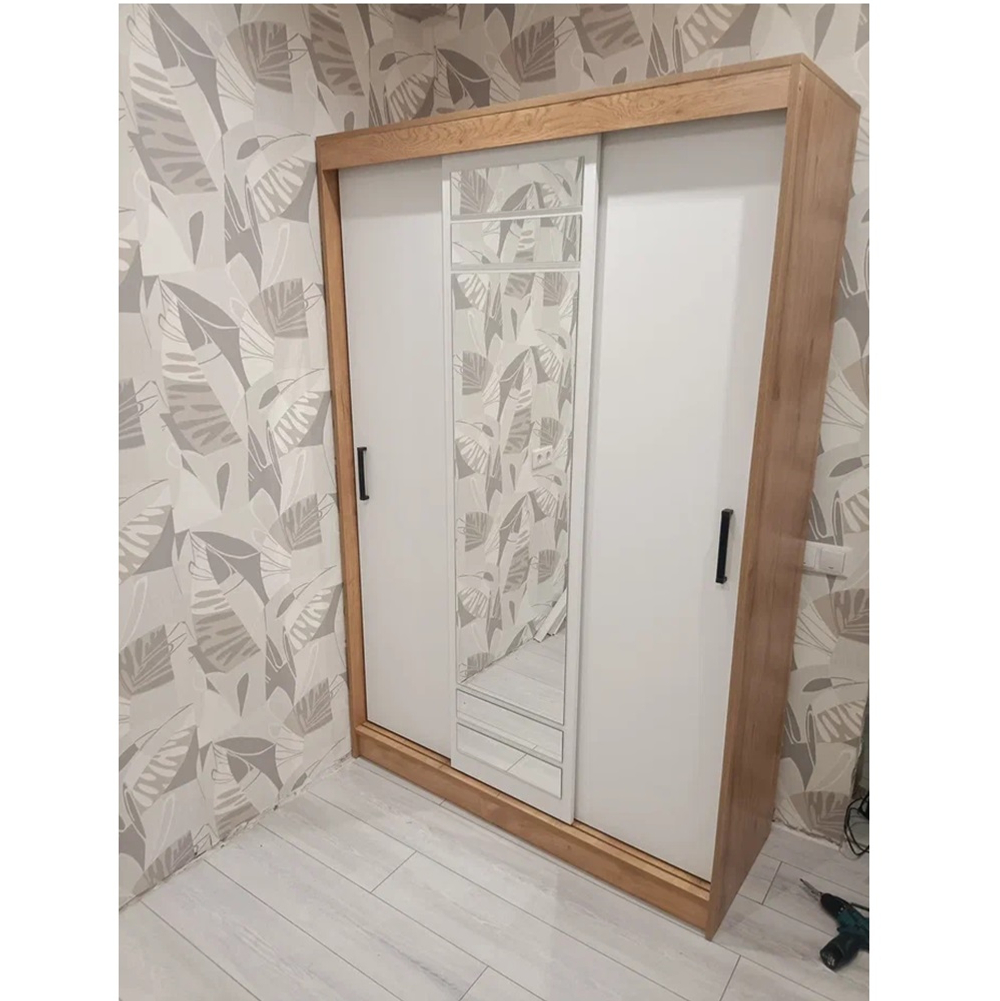 Шкаф-купе Тео ШКК-02, крафт/белый