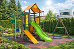 Детская площадка Спорт 1 с качелями гнездо