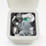 Контейнер для мусора с двумя баками totem pop, 40 л, белый