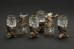 Набор стопок "Лесные звери" в подарочной коробке