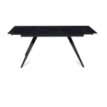 Стол раскладной Asti (120+30+30), керамика матовая Black Gold