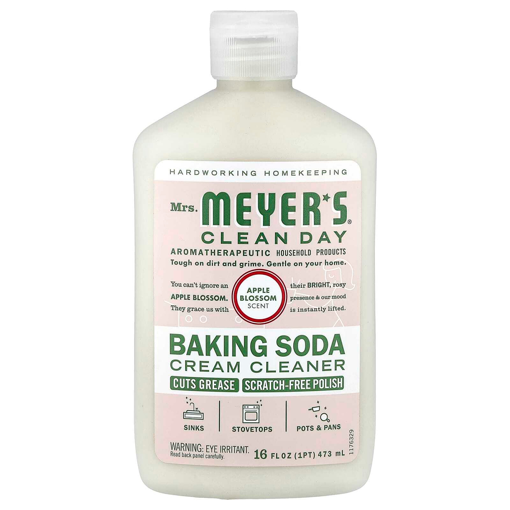 Mrs. Meyers Clean Day, Крем для очищения с пищевой содой, яблоневый цвет, 473 мл (16 жидк. Унций)