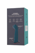 Синий фаллоимитатор Limba Flex L - 18,1 см. (Цвет: синий)