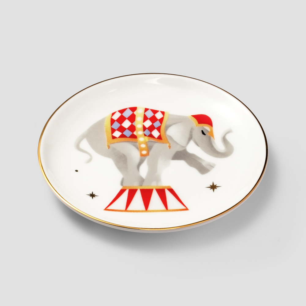 Набор из 4 блюд для закусок Farforite «Цирковое представление» в подарочной коробке