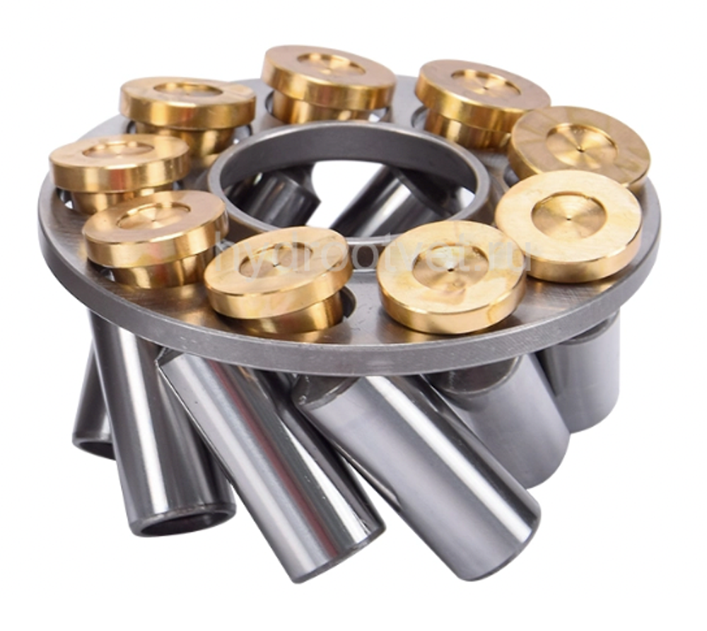 A10VSO28 PISTON SHOE SET(ONE SET=9PCS) - Комплект поршней с подпятниками 14,5x51,4 для насоса A10VSO28 /31 (ОДИН КОМПЛЕКТ = 9 ШТ.)