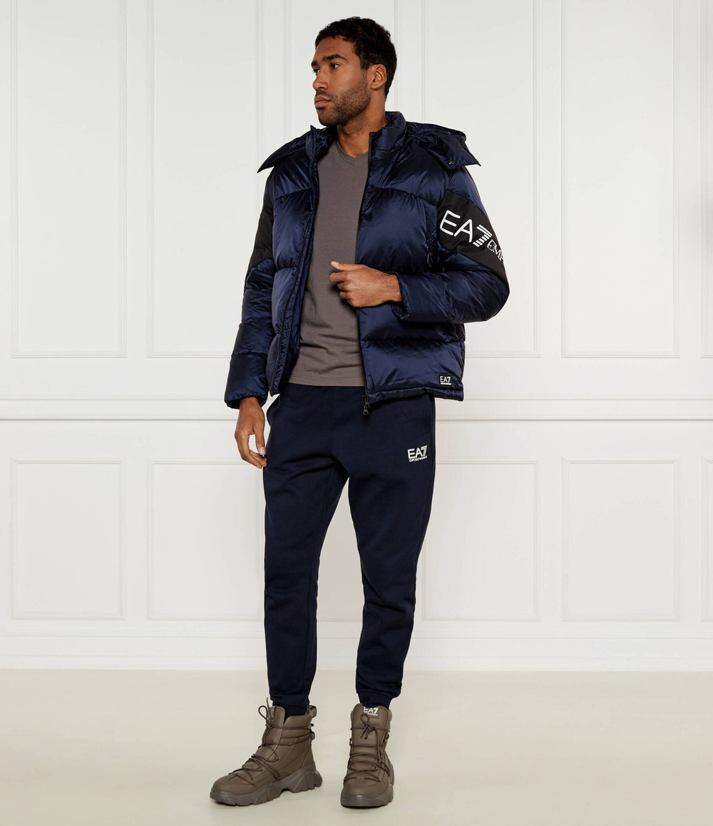 Пуховая куртка EA7 - темно-синий(6DPB33 PNEOZ)