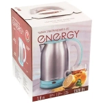 Чайник из нержавеющей стали 1,8л «ENERGY» бело-голубой 007367