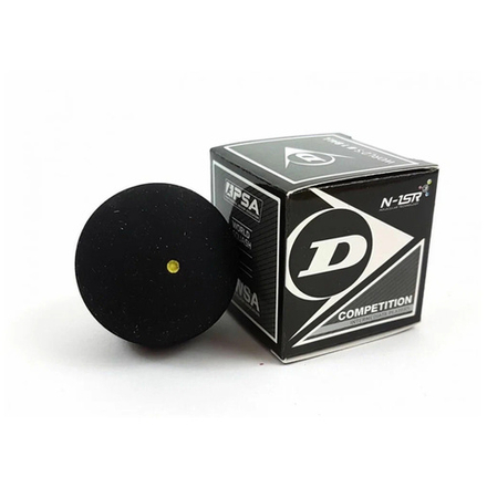 Мячи для сквоша DUNLOP N1STR 1 желтая точка