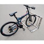 Велопарковка №102, на 7 мест, 2000*410*580 мм.,из нержавеющей стали