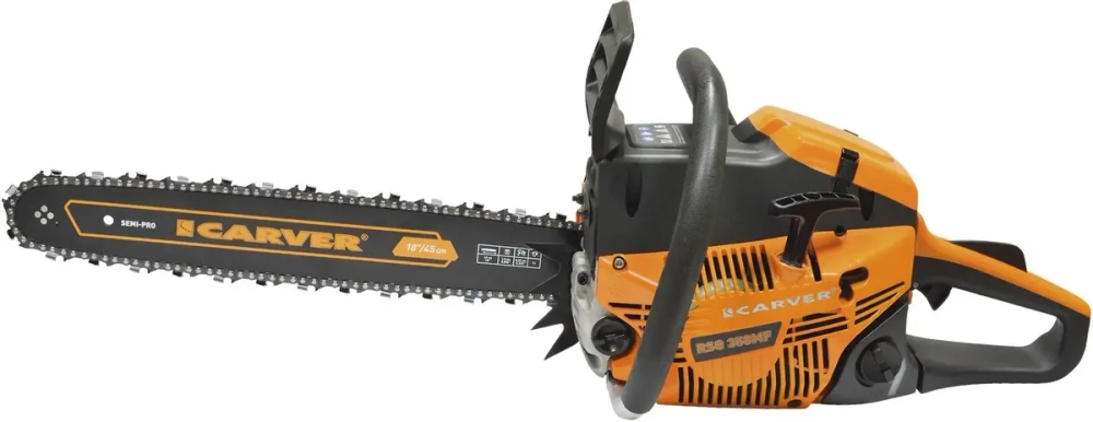 Бензопила Carver 358MF 2.2Вт 3л.с. дл.шины:18" (45cm) (01.004.00060)