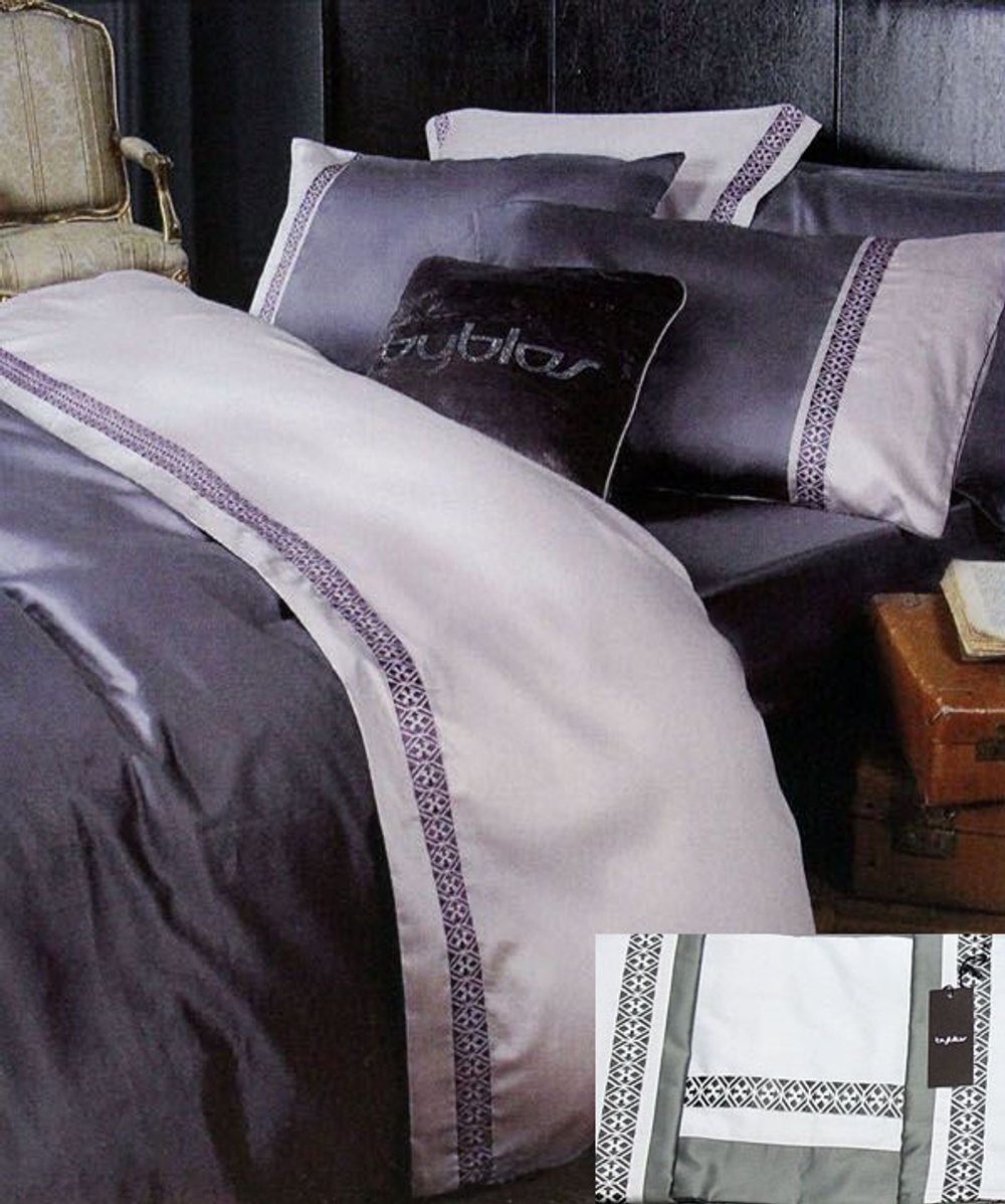 Постельное белье 2 спальное евро Byblos Dandy Verde Италия