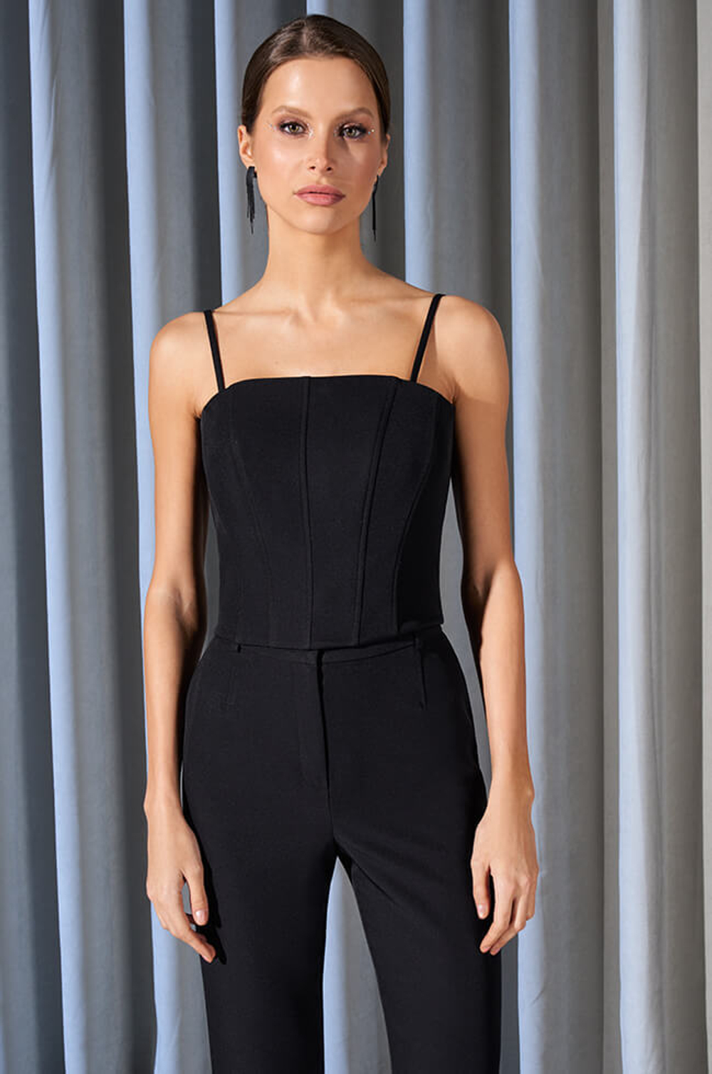 22951 Топ женский (черный)