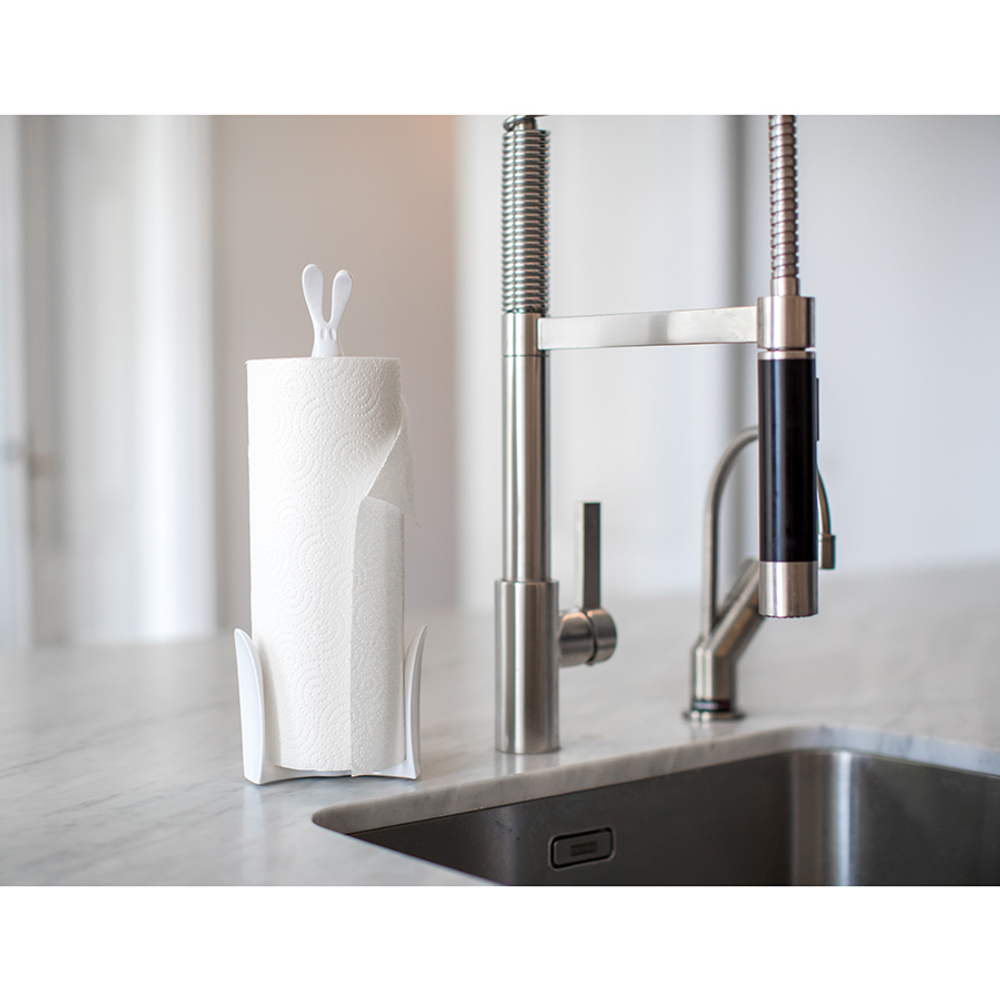 Держатель для бумажных полотенец Кролик Роджер, organic, серый