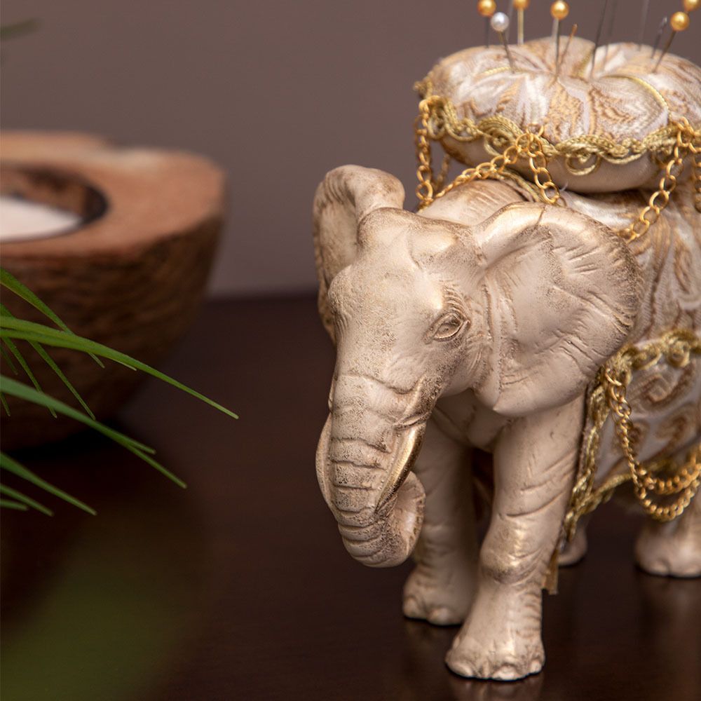 Игольница Слон Айвори Голд