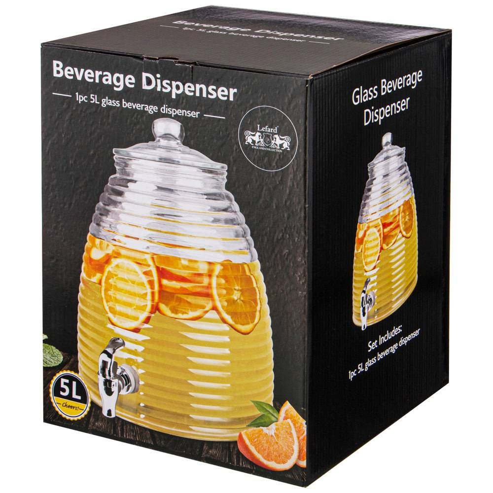 ДИСПЕНСЕР ДЛЯ НАПИТКОВ 5 Л РАЗМЕРЫ=20*20*28 СМ