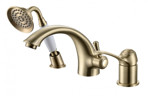 413532-D Смеситель на борт ванны БРОНЗА (3 отв.) ViEiR (8/1шт)