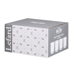 НАБОР СТАКАНОВ ИЗ 4 ШТ. "FLORA" 350 МЛ/10 СМ