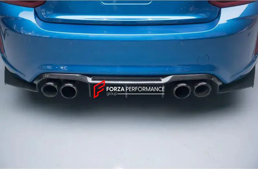 Карбоновый диффузор заднего бампера MTC Style для BMW M2 / M2C F87 2017-2021 БМВ тюнинг