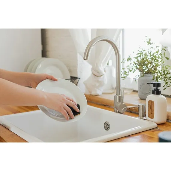 Набор аксессуаров для ванной комнаты Доляна «Лофт», 2 предмета (дозатор для мыла, стакан)