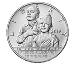 50 центов. Американский легион. 100 лет со дня основания. США. 2019 г. UNC