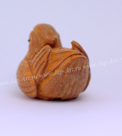 Нэцкэ Утка мандаринка