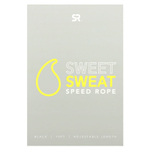 Sports Research, Скакалка Sweet Sweat Speed, черная, 1 скакалка
