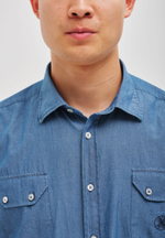 Рубашка мужская Denim LIGHT BLUE