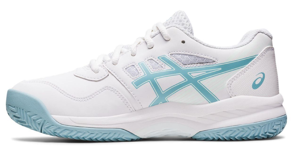 детские Кроссовки теннисные Asics Gel-Game 8 Clay/OC - white/smoke blue