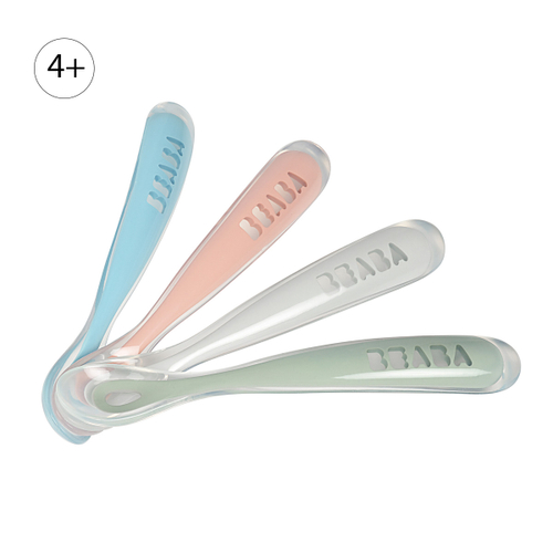 Набор силиконовых ложек для первого прикорма BEABA 4 шт