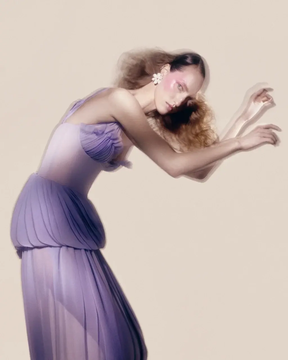 Юбка баска васильковая