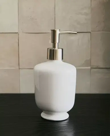 ZARA HOME ДОЗАТОР МЫЛА ИЗ КЕРАМИКИ, БЕЛЫЙ
