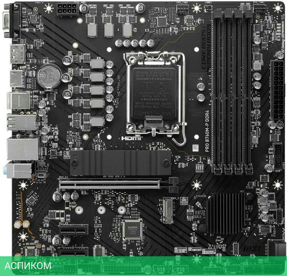 Материнская плата MSI Pro B760M-P DDR4