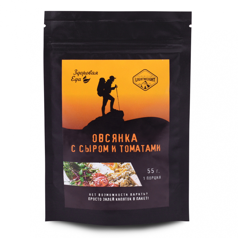 Овсянка с сыром и томатами 55 г ("Здоровая Еда")