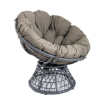 Садовое кресло E4025 (серо-коричневый) Лотос